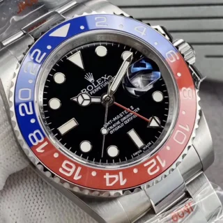 Superclone GMT-Master II 126710BLRO "Pepsi" Oyster Design Element