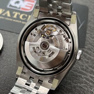Superclone Datejust Rhodium Dial 126334 Jubilee Alternate Angle