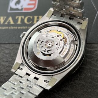 Superclone Datejust Rhodium Dial 126334 Jubilee Style Perspective