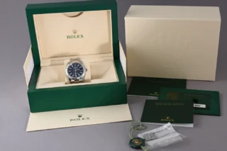 Datejust Blue Dial 126334 Oyster Angle Detail