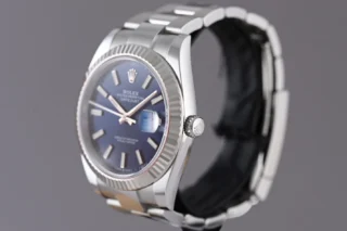 Datejust Blue Dial 126334 Oyster Profile Shot