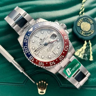 GMT Master II Superman Meteorite Dial Blue Red Bezel