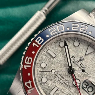 GMT Master II Superman Meteorite Dial Blue Red Bezel
