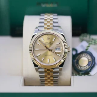Datejust II Champagne Dial 126333 Perspective View