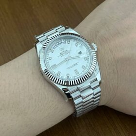 Superclone Rolex Day-Date Silver Dial 41995 40 mm photo review