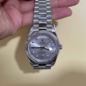 Superclone Rolex Day-Date Silver Dial 41995 40 mm photo review