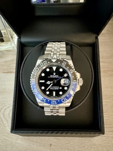 Replica Rolex GMT-Master II Black Dial 126710BLNR "Batgirl" photo review