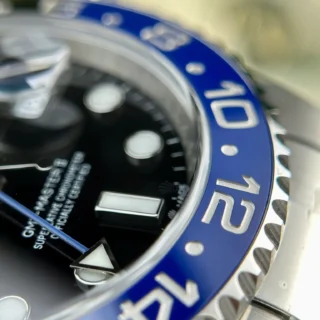 GMT Master II Batgirl Black Dial Blue And Black Bezel Jubilee Bracelet