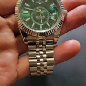 Superclone Rolex Sky-Dweller Mint green Dial 336934 Jubilee photo review