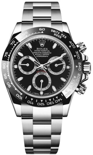 Superclone Daytona "Reverse Panda" Black Dial 116500LN