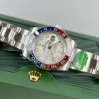 Superclone GMT-Master II Meteorite Dial 126719BLRO "Superman" Oyster Design Element