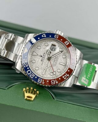 Superclone GMT-Master II Meteorite Dial 126719BLRO "Superman" Oyster Design Element