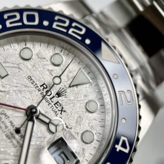 Superclone GMT-Master II Meteorite Dial 126719BLRO "Superman" Oyster Profile Shot