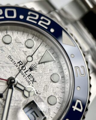 Superclone GMT-Master II Meteorite Dial 126719BLRO "Superman" Oyster Profile Shot