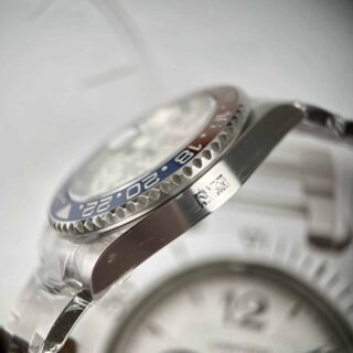 Superclone GMT-Master II Meteorite Dial 126719BLRO "Superman" Oyster Style Perspective
