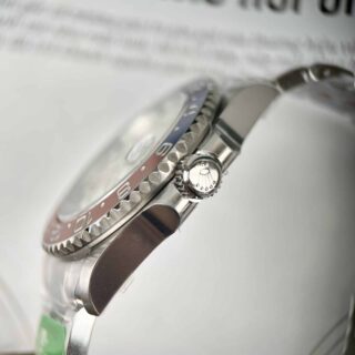 Superclone GMT-Master II Meteorite Dial 126719BLRO "Superman" Oyster Alternate Angle