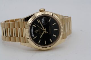 Superclone Day-Date Black Dial 228238 Profile Shot