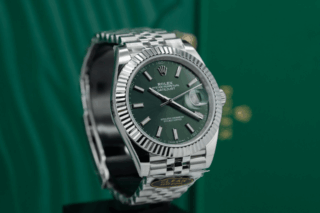 Datejust Mint Green Dial fluted Bezel Jubilee Bracelet