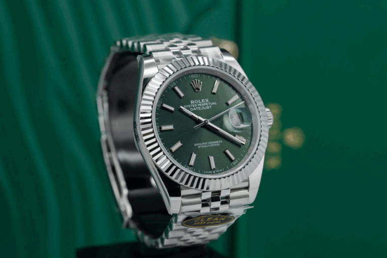 Datejust Mint Green Dial fluted Bezel Jubilee Bracelet