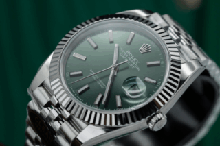 Datejust Mint Green Dial fluted Bezel Jubilee Bracelet