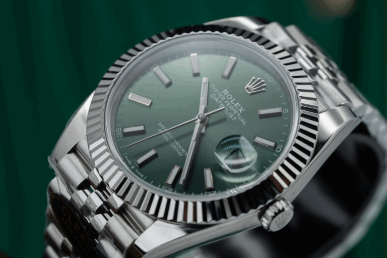 Datejust Mint Green Dial fluted Bezel Jubilee Bracelet