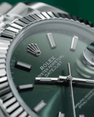 Datejust Mint Green Dial fluted Bezel Jubilee Bracelet