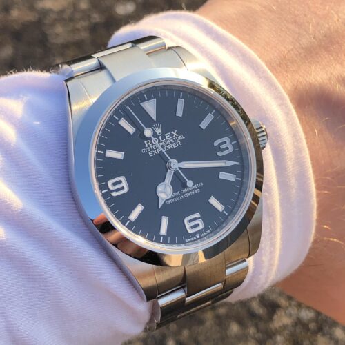 Superclone Rolex Explorer Black Dial 224270 photo review
