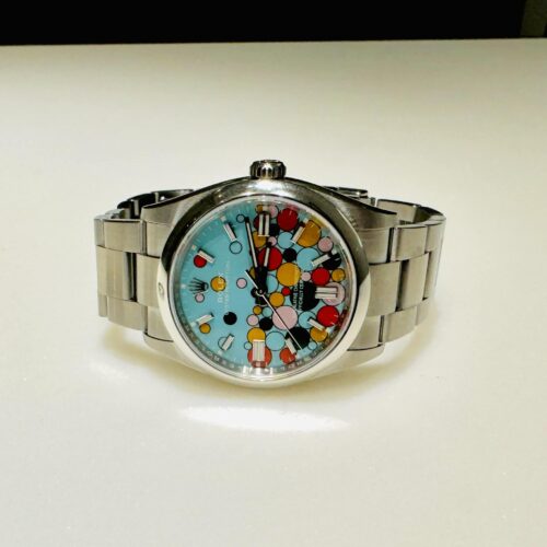 Superclone Rolex Oyster Perpetual Turquoise Dial 126000 36 mm photo review