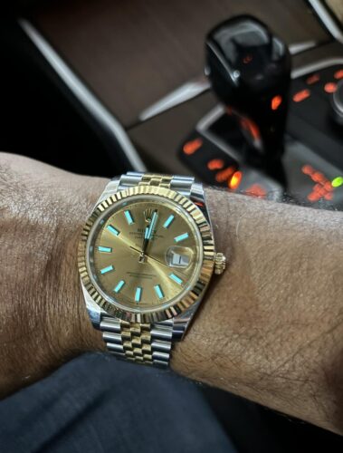 Replica Rolex Datejust II Champagne Dial 126333 41 mm photo review