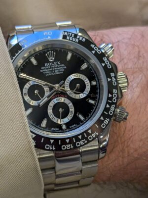 Rolex Daytona "Reverse Panda" Black Dial 116500LN photo review