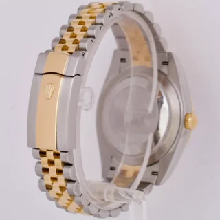 Superclone Datejust Rhodium Dial 126333 "Wimbledon" Flutted / Jubilee Close-Up Focus