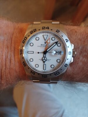 Replica Rolex "Polar" Explorer II White Dial 226570 WSO photo review