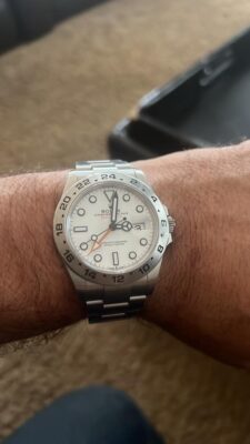 Replica Rolex "Polar" Explorer II White Dial 226570 WSO photo review