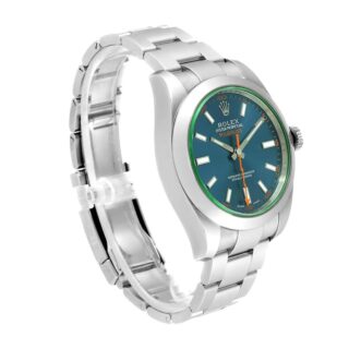Milgauss Blue Dial 116400GV Close-Up Focus