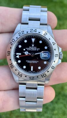 Replica Rolex Explorer II Black Dial 216570 BKSO photo review