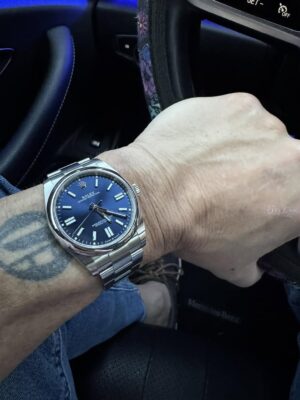 Replica Rolex Oyster Perpetual Blue Dial 124300 41 mm photo review