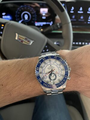 Replica Rolex Yacht-Master White Dial 116680 photo review