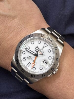 Replica Rolex "Polar" Explorer II White Dial 226570 WSO photo review