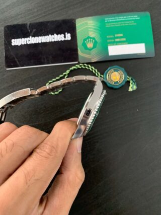 Superclone Submariner Black Dial 126610LV "Starbucks" Perspective View