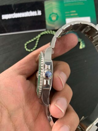 Superclone Submariner Black Dial 126610LV "Starbucks" Angle Detail