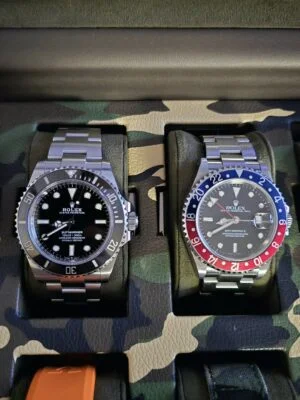 Replica Rolex GMT-Master Black Dial 16710 "Pepsi" photo review