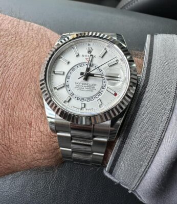 Superclone Rolex Sky-Dweller Intense white Dial 336934 photo review
