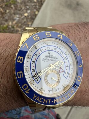 Replica Rolex Yacht-Master White Dial 622271 photo review