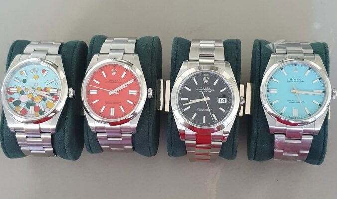 Replica Rolex Oyster Perpetual Tiffany Blue Dial 124300 41 mm photo review