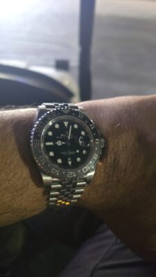 Superclone Rolex GMT-Master II 126710GRNR "Bruce Wayne" Jubilee photo review