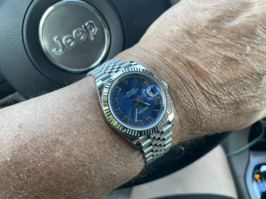 Replica Rolex Datejust Blue Dial 116234 36 mm photo review