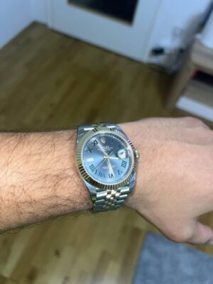 Rolex Datejust Rhodium Dial 126333 "Wimbledon" Flutted/Jubilee 41 mm photo review