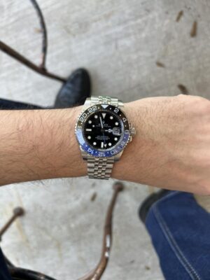 Replica Rolex GMT-Master II Black Dial 126710BLNR "Batgirl" photo review