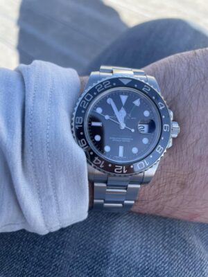 Superclone Rolex GMT-Master II Black Dial 116710 photo review