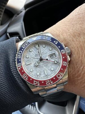 Replica Rolex GMT-Master II Meteorite Dial 126719BLRO "Superman" photo review